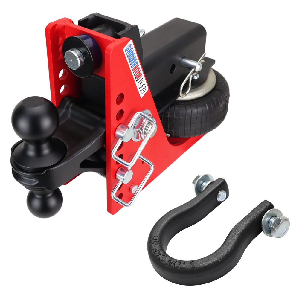 20K HD Air Hitch w/ Black Combo Ball & Shackle -3" Receiver