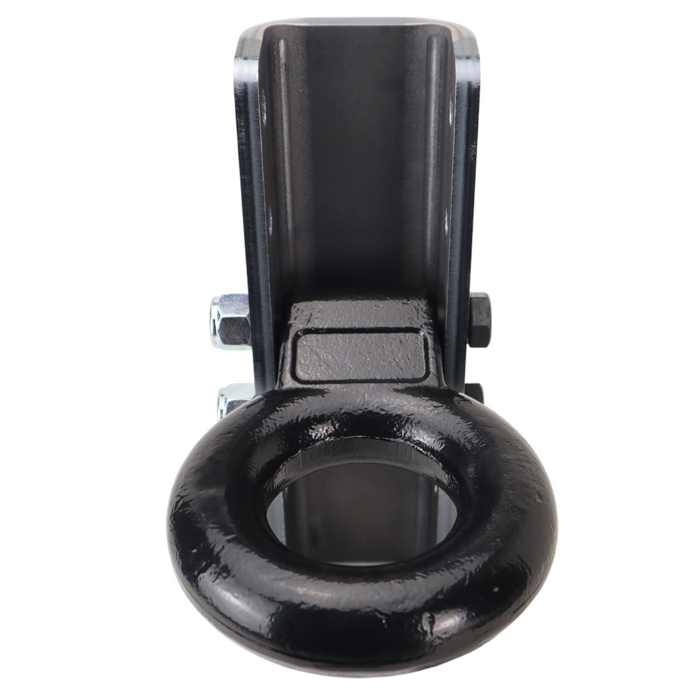 20K Pintle Ring with Adjustable 6 Hole Weld-On Vertical Channel