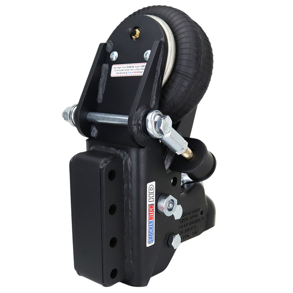 HD 21K Air Trailer Tongue Mount & Metal Handle Demco Coupler for 2-5-16 Ball - Channel Mount