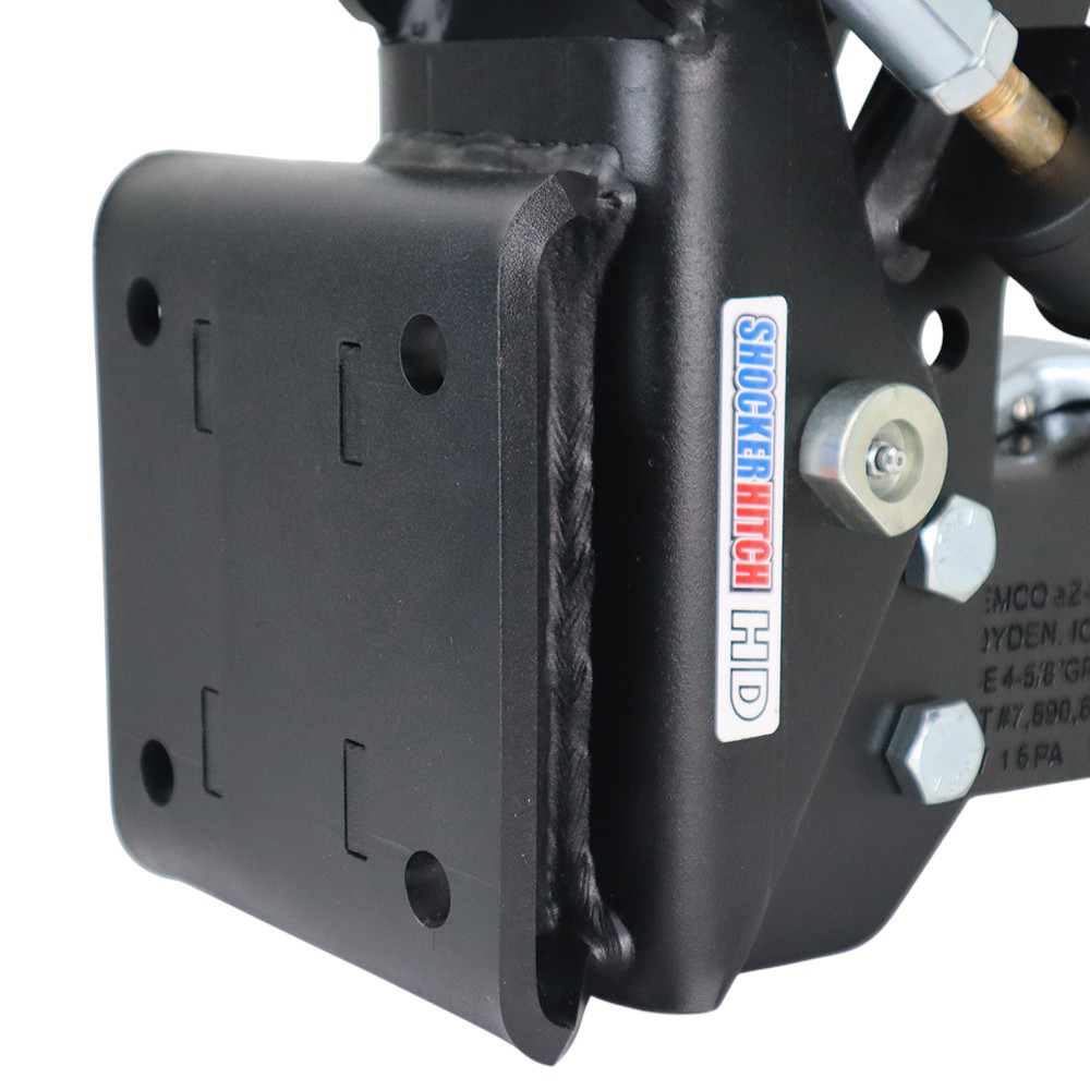 Heavy Duty Air Trailer Tongue Mount - 4 Bolt Square Flat Plate