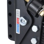 Heavy Duty Air Trailer Tongue Mount - Vertical Channel Mount - Grease Zerk