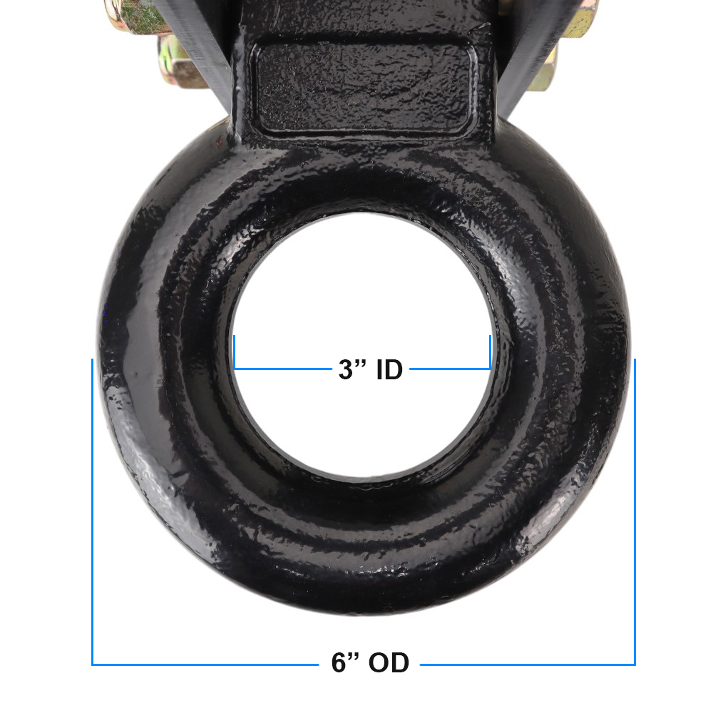 Shocker HD 10-Ton 3 Pintle Ring - Feature Diagram