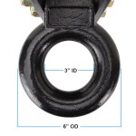 Shocker HD 10-Ton 3 Pintle Ring - Feature Diagram