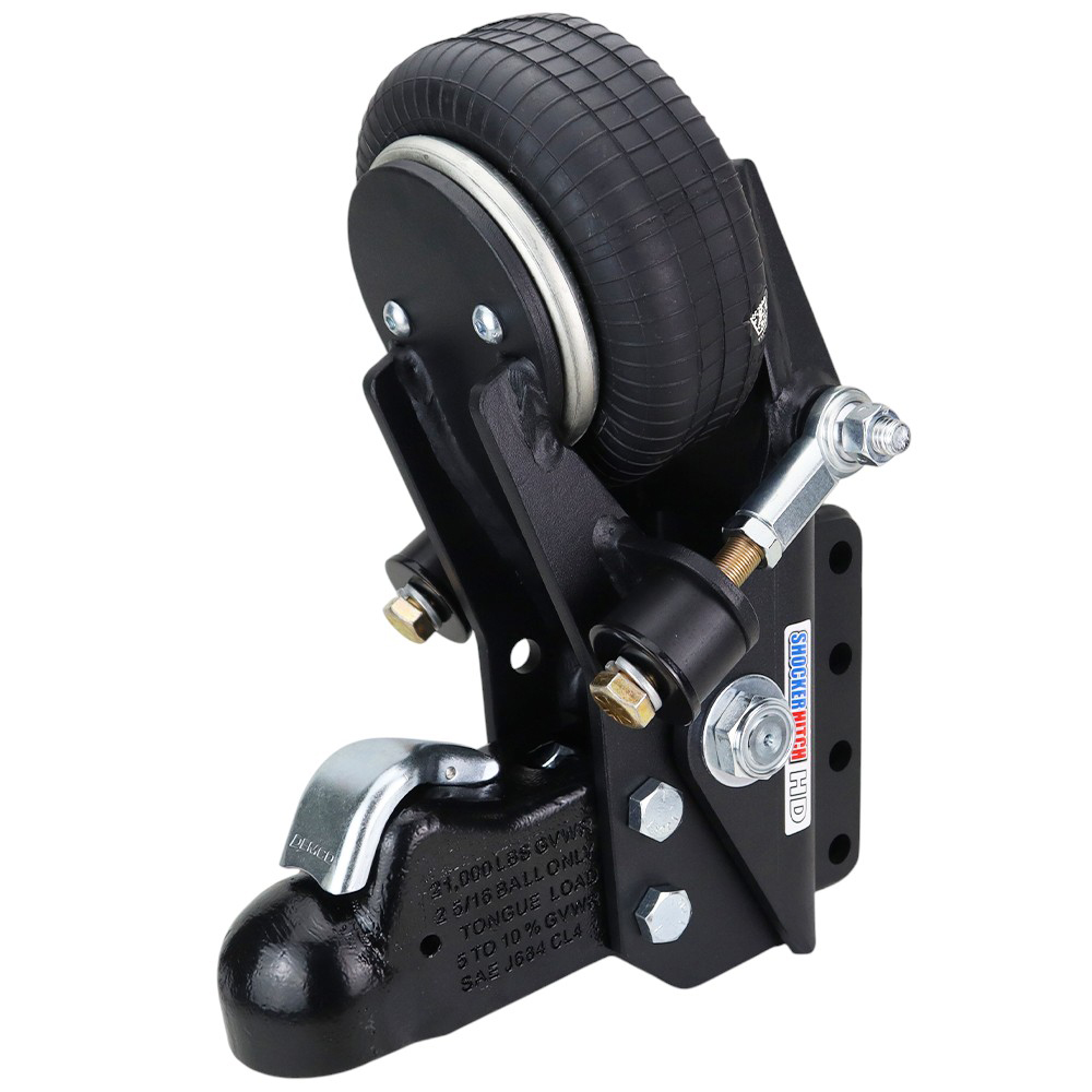 Shocker HD 21K Air Trailer Tongue Mount & Demco Metal Handle Coupler for 2-5/16 Ball