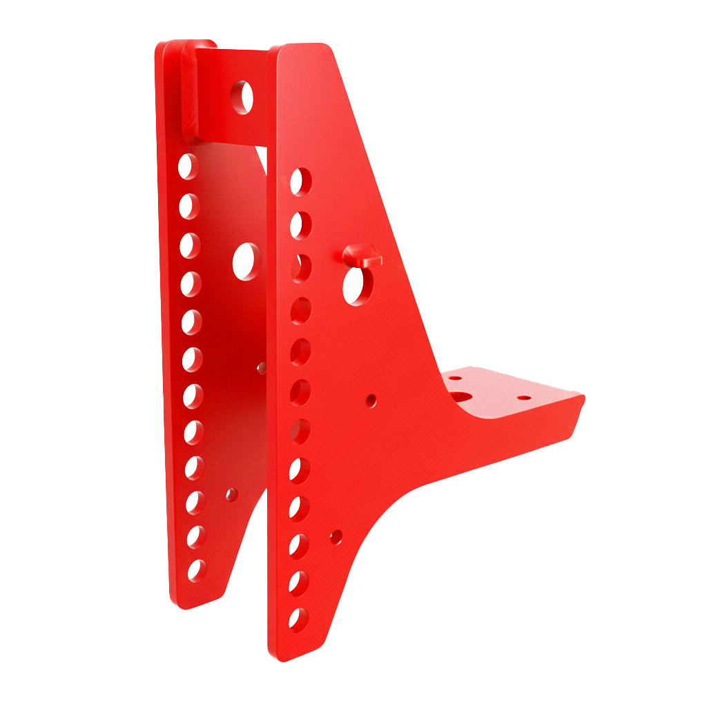 Super Drop HD 20K Air Bumper Hitch Frame Only - Red