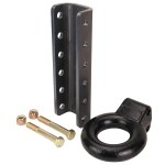Weld-On Wide Vertical Channel for Trailer A-Frame with Pintle Ring - Full Kit