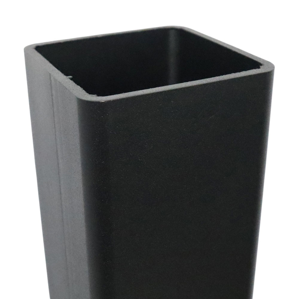 Heavy Duty Thick Wall on Square Gooseneck Stem - WF-45SQ-STR-WF40 - Black