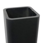 Heavy Duty Thick Wall on Square Gooseneck Stem - WF-SQ-STR-WF40 - Black