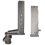 Shocker Offset Demco Square Gooseneck Outer Sleeve & Inner Tube Stem with Coupler (Side View - Side by Side)