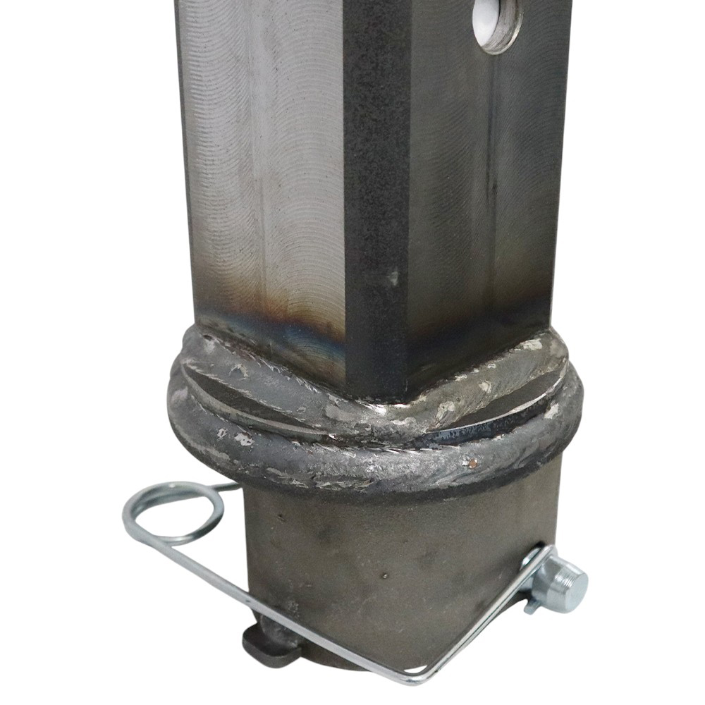 Shocker 40K Gooseneck Stem with Wallace Forged 3in Coupler - Raw