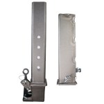 Shocker Shift Lock Square Gooseneck Outer Sleeve & Inner Tube Stem with Coupler (Side View - Side by Side)