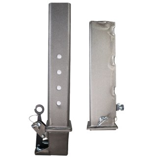 Shocker Shift Lock Square Gooseneck Outer Sleeve & Inner Tube Stem with Coupler (Side View - Side by Side)