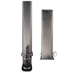 Shocker Shift Lock Square Gooseneck Outer Sleeve & Inner Tube Stem with Coupler (Front View - Side by Side)