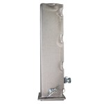 Side View - Square Stem Sleeve with Straight Pins Holes - Raw Finish