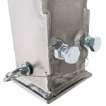 Shocker Outer Square Gooseneck Tube Sleeve with 2 Set Bolts, Pin with Clip & Jam Nuts