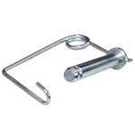 Wallace Forge Locking Pin with Clip for 3 Gooseneck Coupler - Open