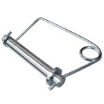 Wallace Forge Locking Pin with Clip for 3" Gooseneck Coupler