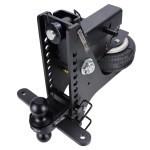 20K Max Air Super Drop Hitch with Sway Tab Black Combo Ball 2 1/2" Receiver