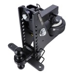 20K Max Air Super Drop Hitch with Sway Tab Black Combo Ball 2" Receiver