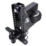 20K Max Air Super Drop Hitch with Sway Tab Black Combo Ball 3" Receiver
