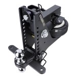 20K Max Air Super Drop Hitch with Sway Tab Chrome Combo Ball 2" Receiver