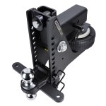 20K Max Air Super Drop Hitch with Sway Tab Chrome Combo Ball 3" Receiver