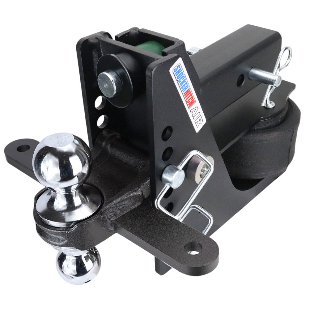 14K Air Max Hitch with Sway Tab Chrome Combo Ball 2 1/2" Receiver