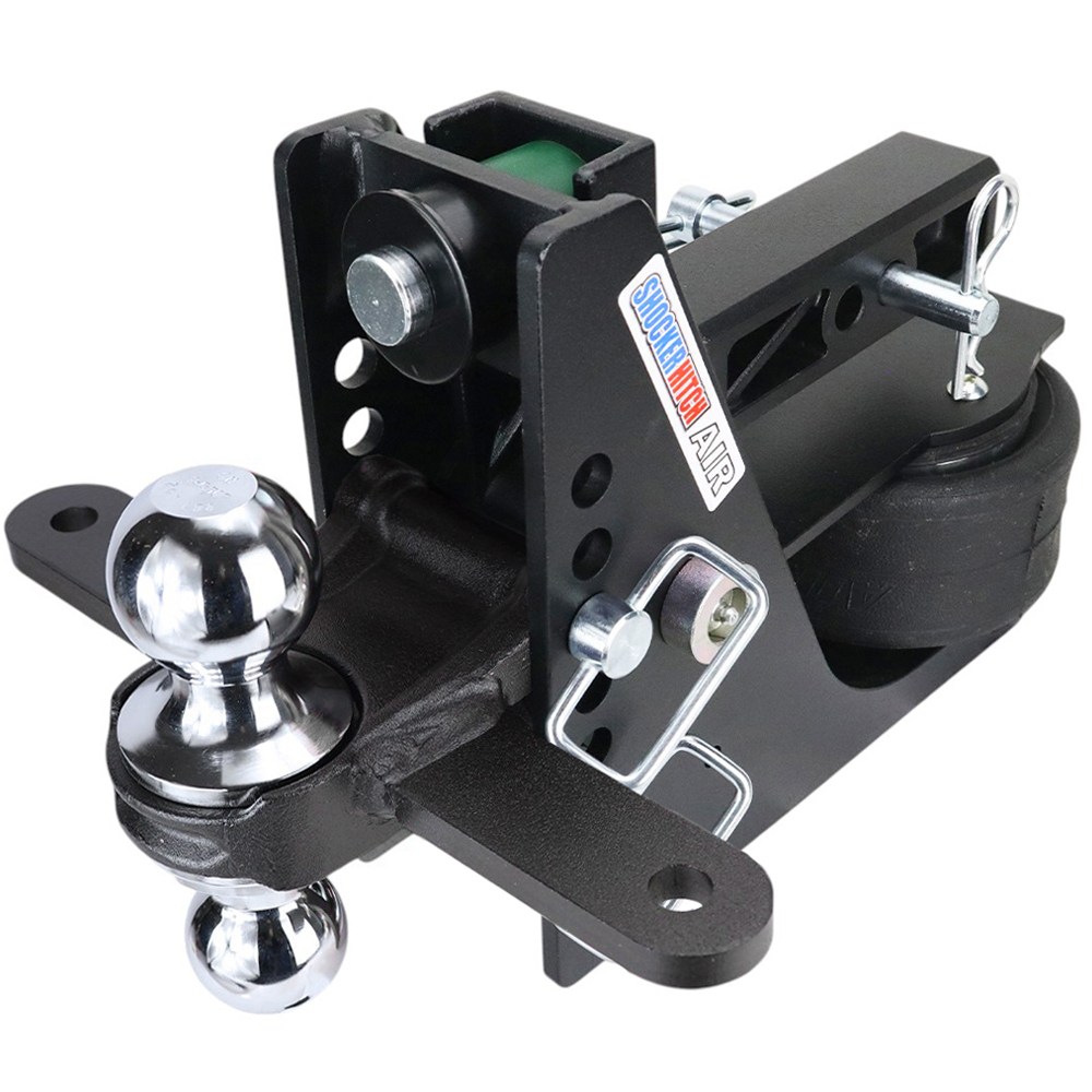 14K Air Max Hitch with Sway Tab Chrome Combo Ball 2" Receiver