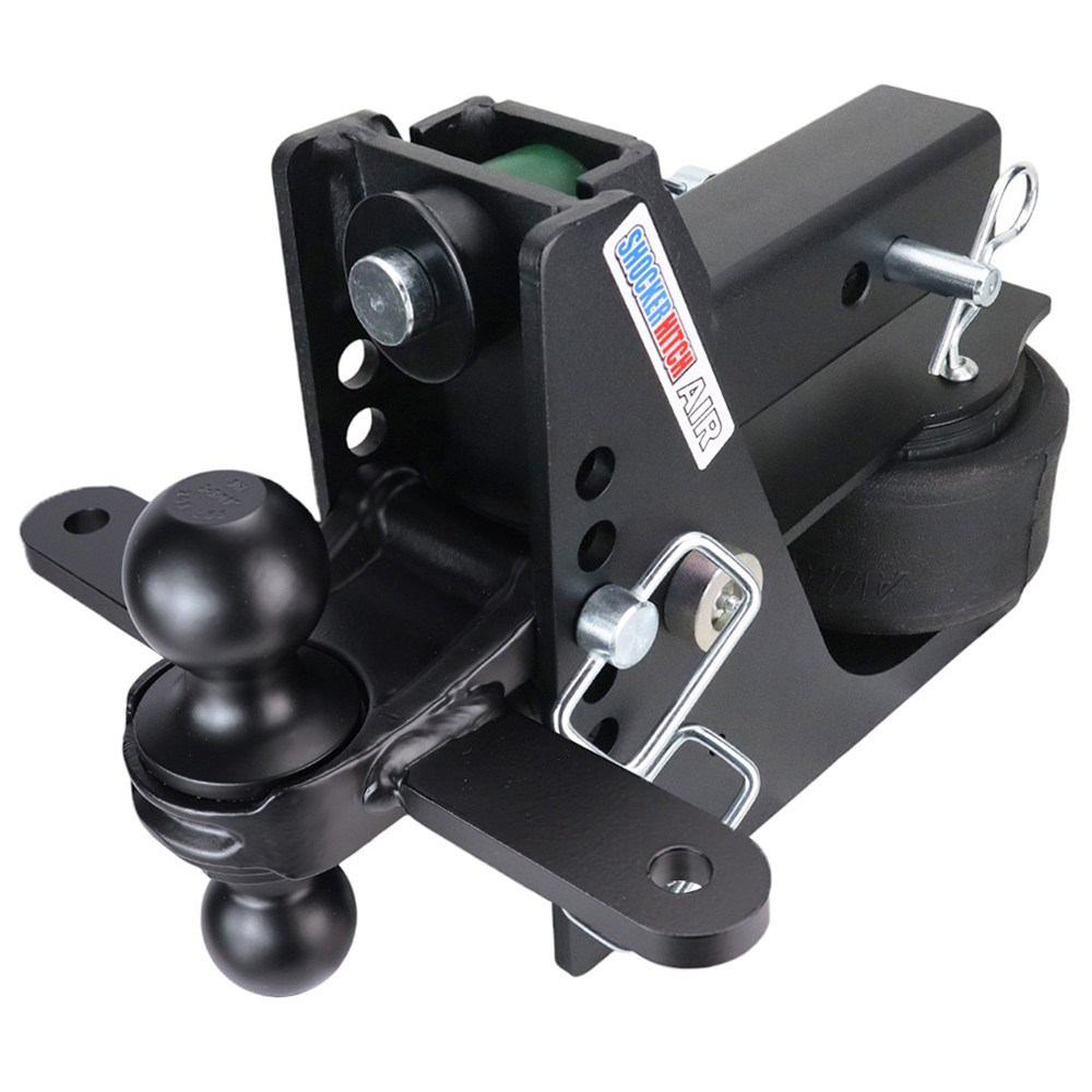 14K Max Air Hitch with Sway Tab Black Combo Ball 2 1/2" Receiver