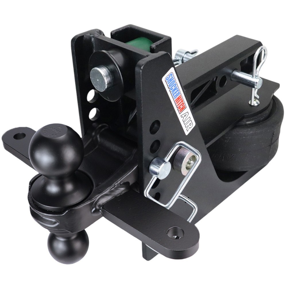14K Max Air Hitch with Sway Tab Black Combo Ball 2" Receiver