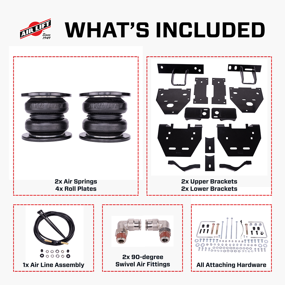 Air Lift LoadLifter 7500 XL Air Spring Kit - Includes - ALC-57579