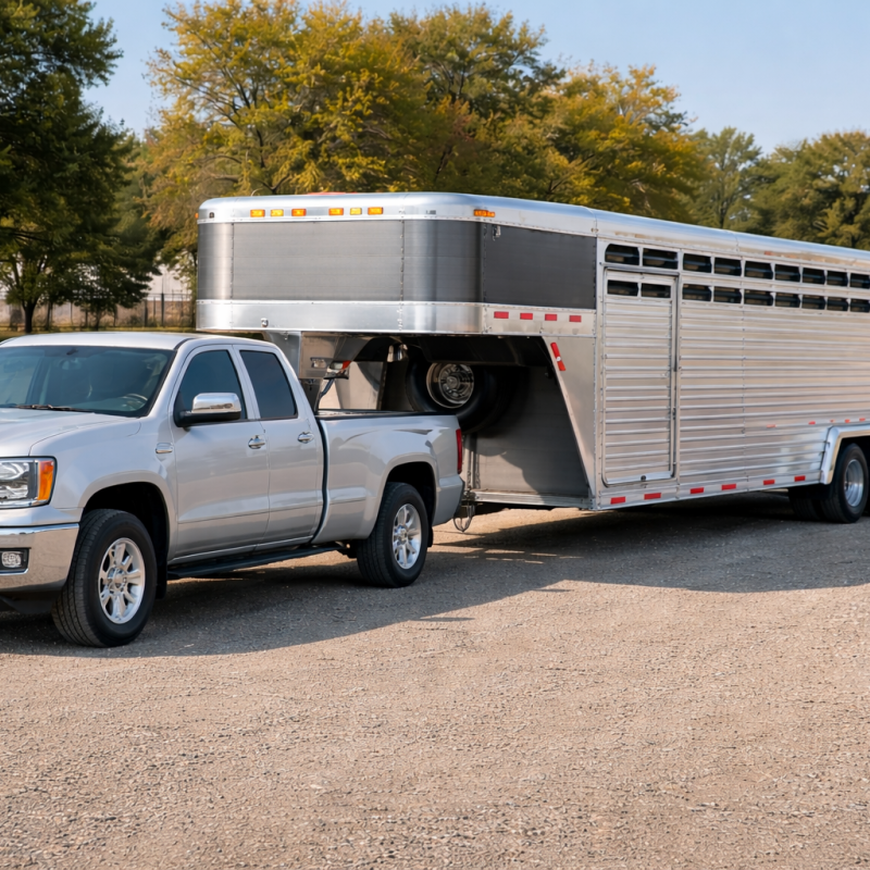How to Back Up a Gooseneck Trailer