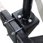 Shocker Clamp On Side Mount Round Trailer Jack Bracket Kit