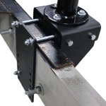 Shocker Clamp On Side Mount Trailer Round Jack Bracket