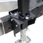 Shocker Clamp On Side Mount Trailer Square Jack Bracket - 5000lbs