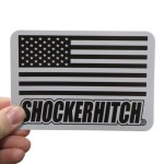 Shocker Hitch American Flag Sticker - 5" x 3.5" Size