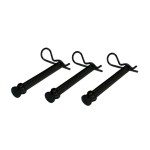 Black Bullet Bumper Hitch Replacement Pins - 3 Pack
