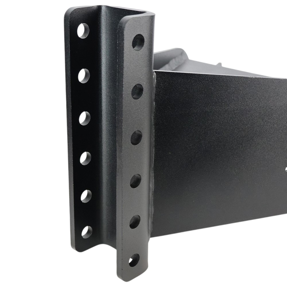 HD Bolt on Vertical Channel Tongue Adapter -Adjustable 6 Holes - SH-430-BLK
