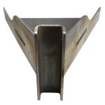 HD Bolt on Vertical Channel Tongue Adapter for Aluminum Trailer A-Frames - SH-430-Welded