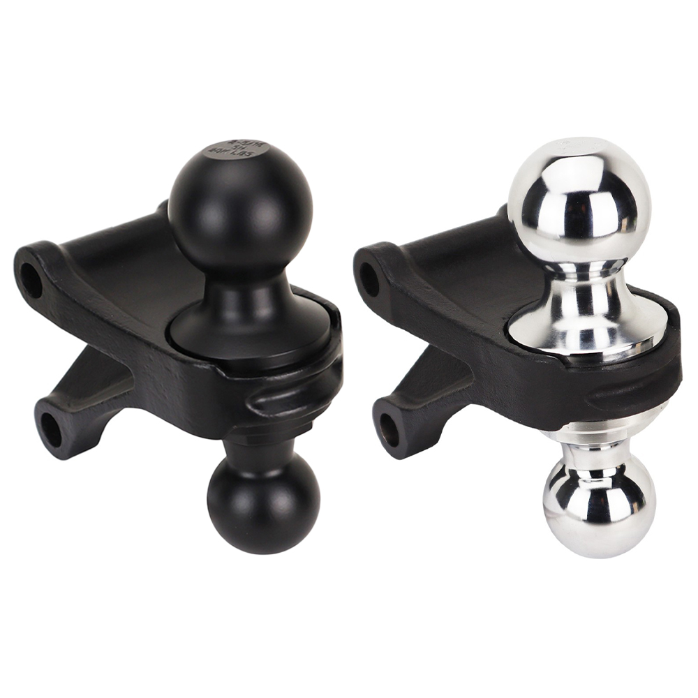 Shocker Combo Ball Mount Attachments (Chrome & Black)