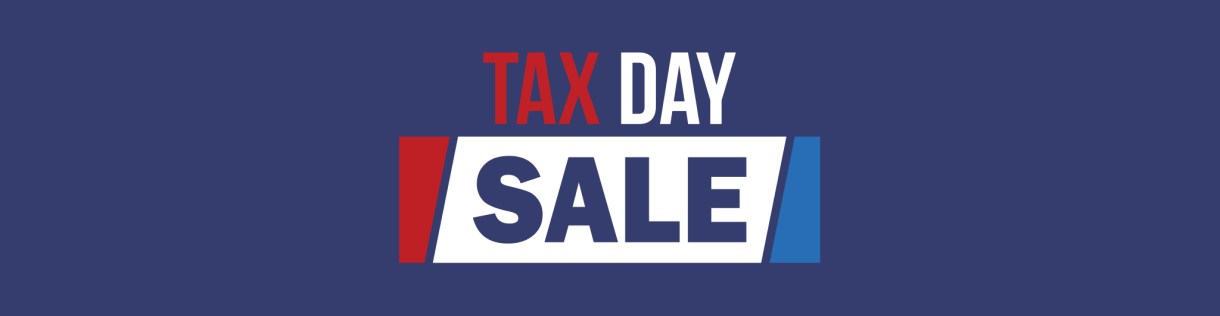 Tax Day Sale Banner