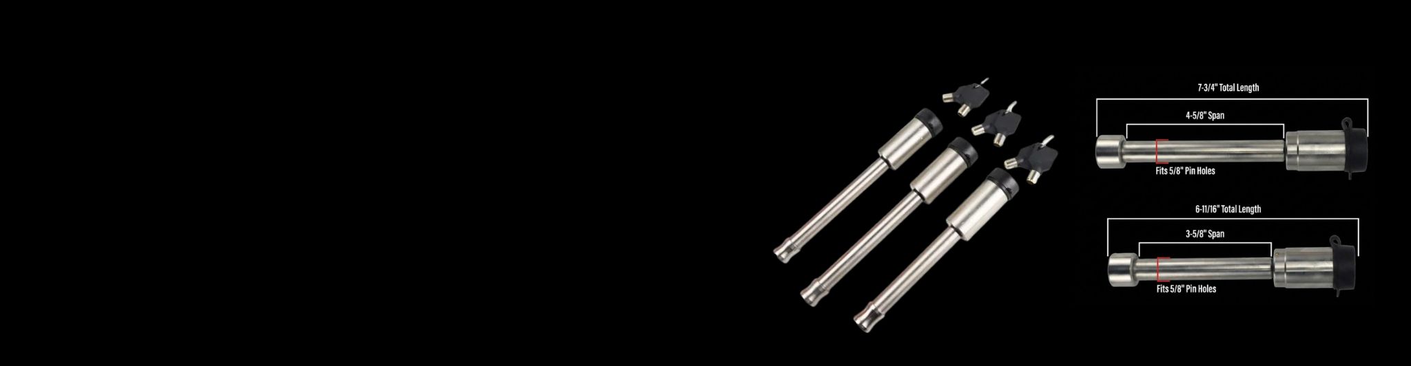 Receiver Locking Hitch Pins