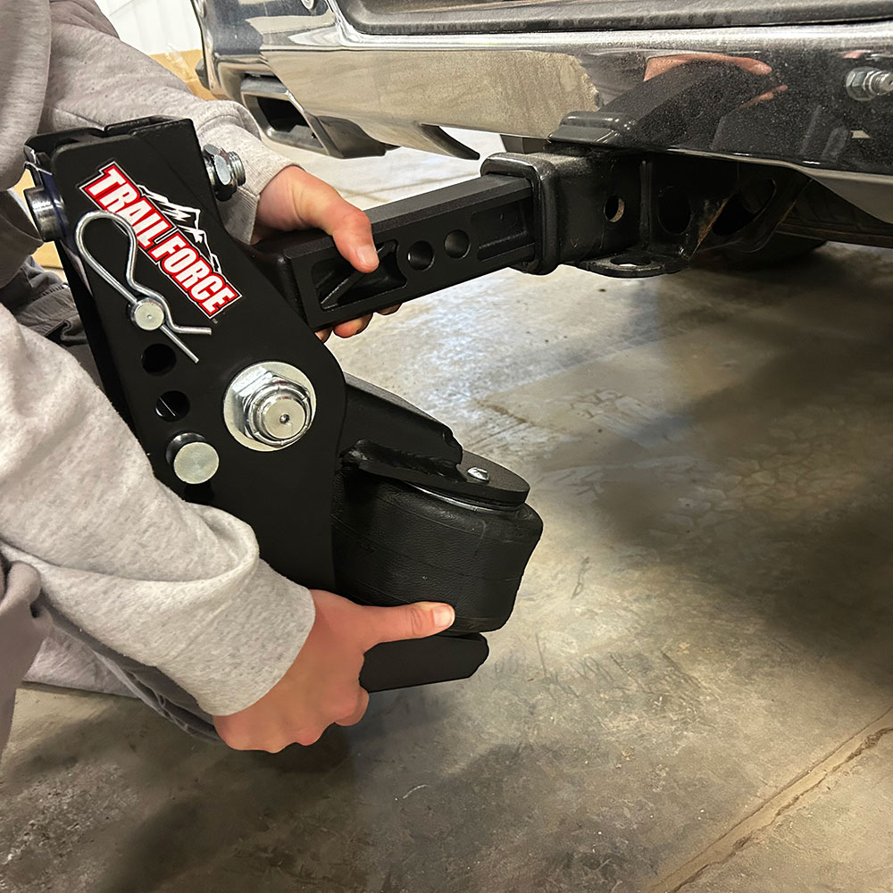 Shank inserted into receiver