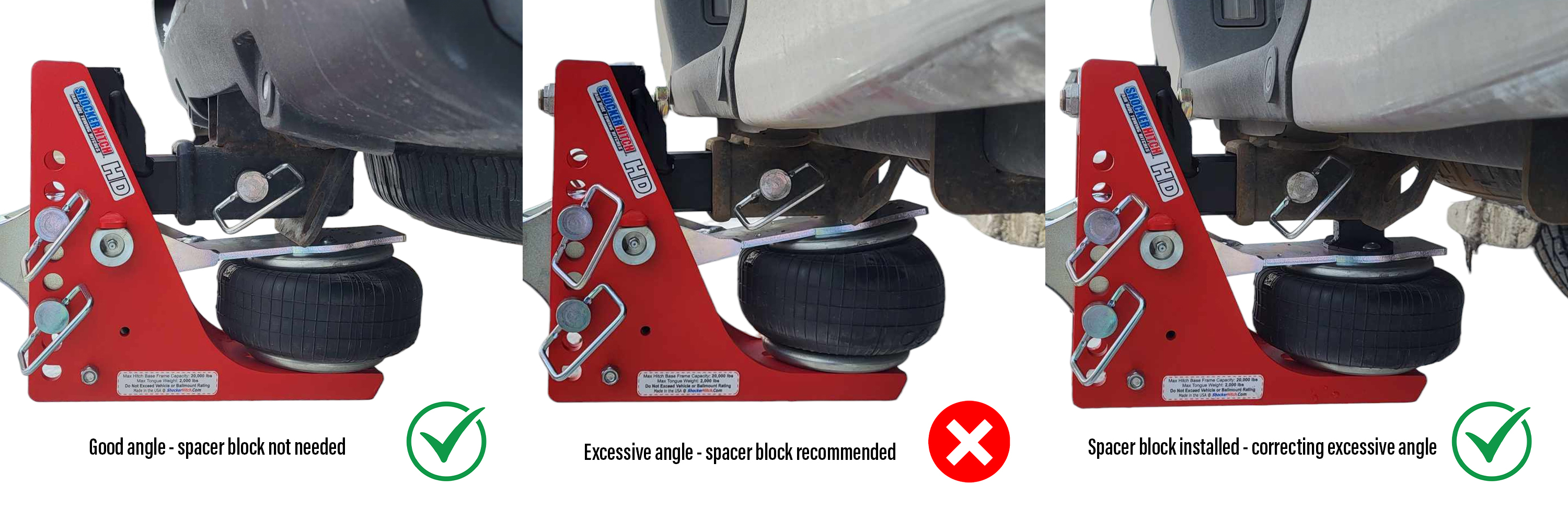 HD Space Block Guide - 2" and 2-1/2" Shank