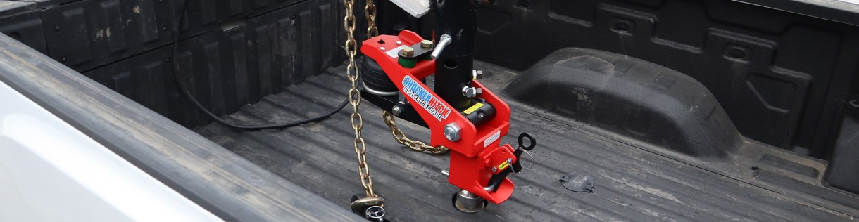 Gooseneck Surge Air Hitch with Shift Lock Coupler - Banner