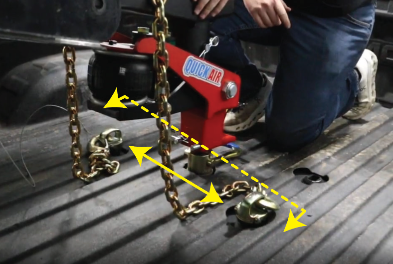 5th Wheel to Gooseneck Safety Chain Hook up Guide