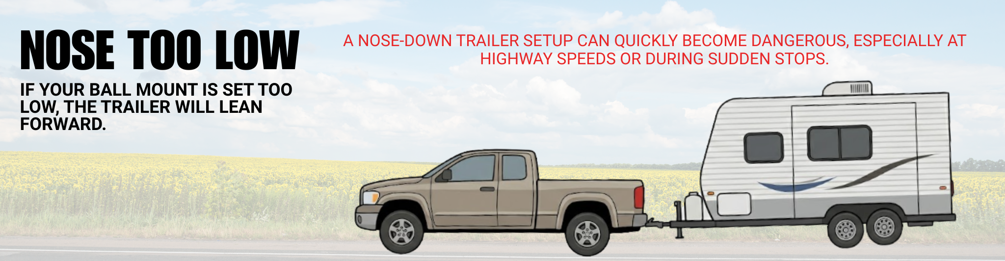Towing Nose Too Low