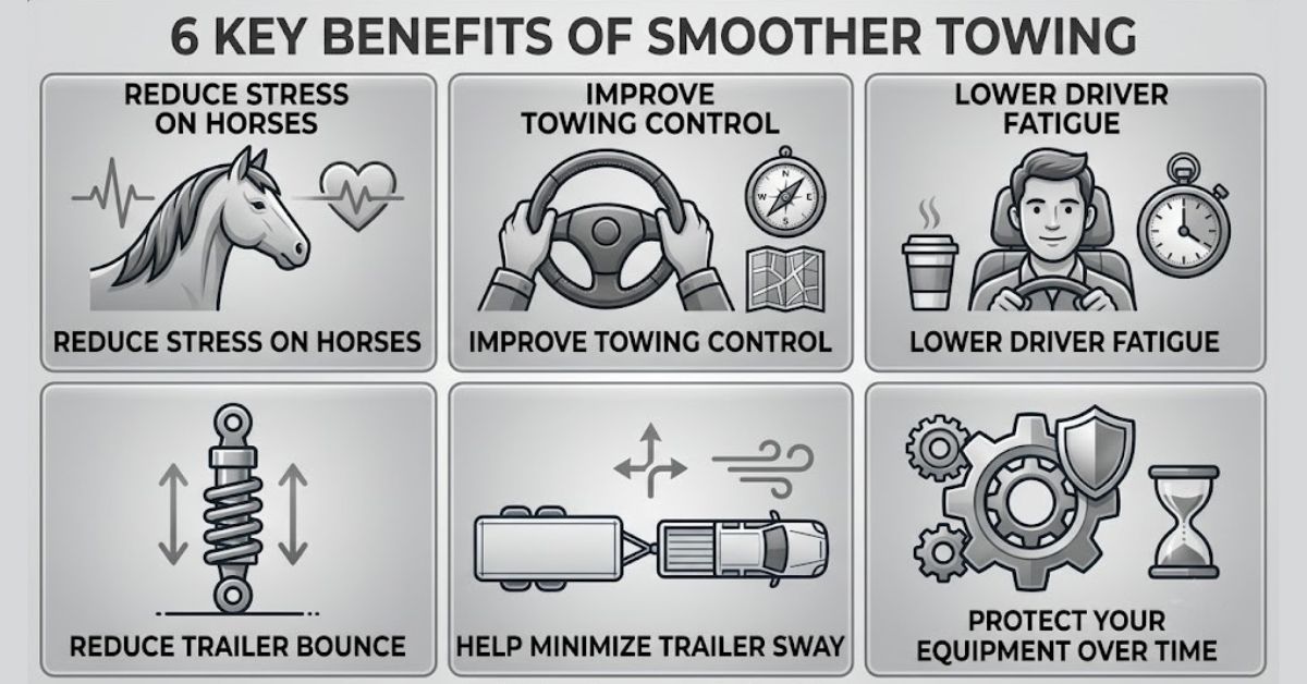 Benefits of Smoother Air Hitch Towing for Horses