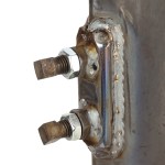 Gooseneck Trailer Outer Sleeve Tub for Square Stem - 2 Set Bolts - SH-GN4500-S