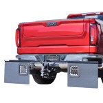 Quick Latch Mud Flap Dual Exhaust Outlet - On Truck